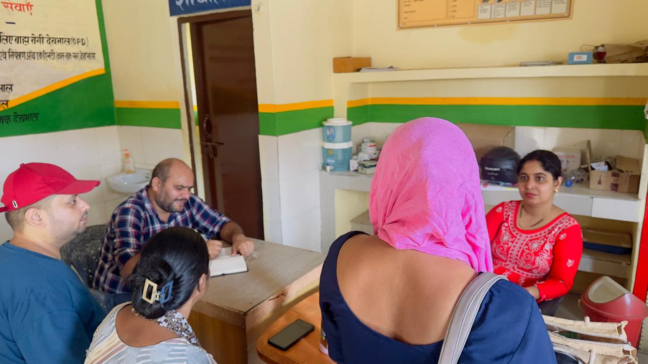Interaction with the Community Health Officer at the health facility