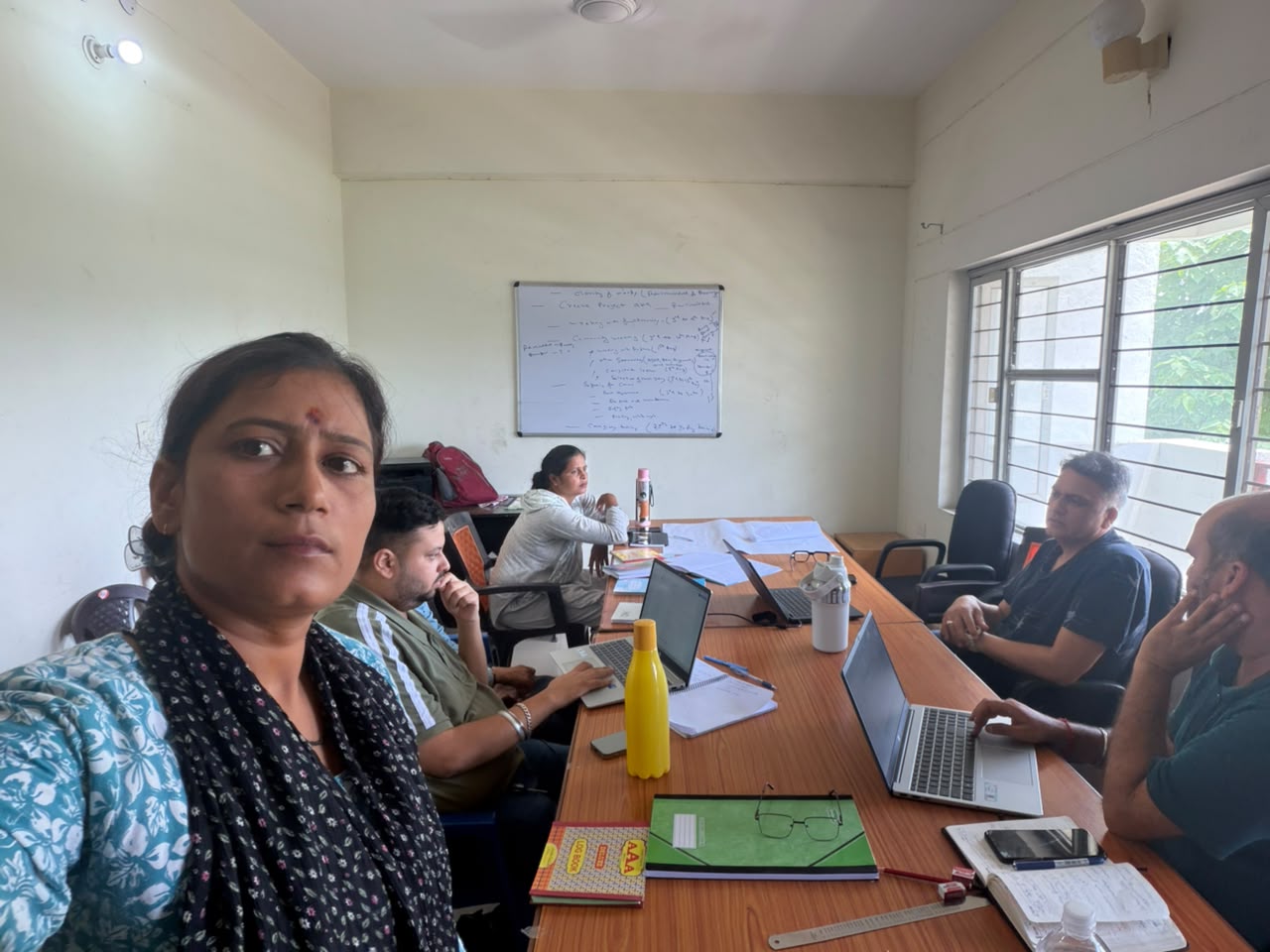 Programme planning meeting at the SBMA office, Haridwar