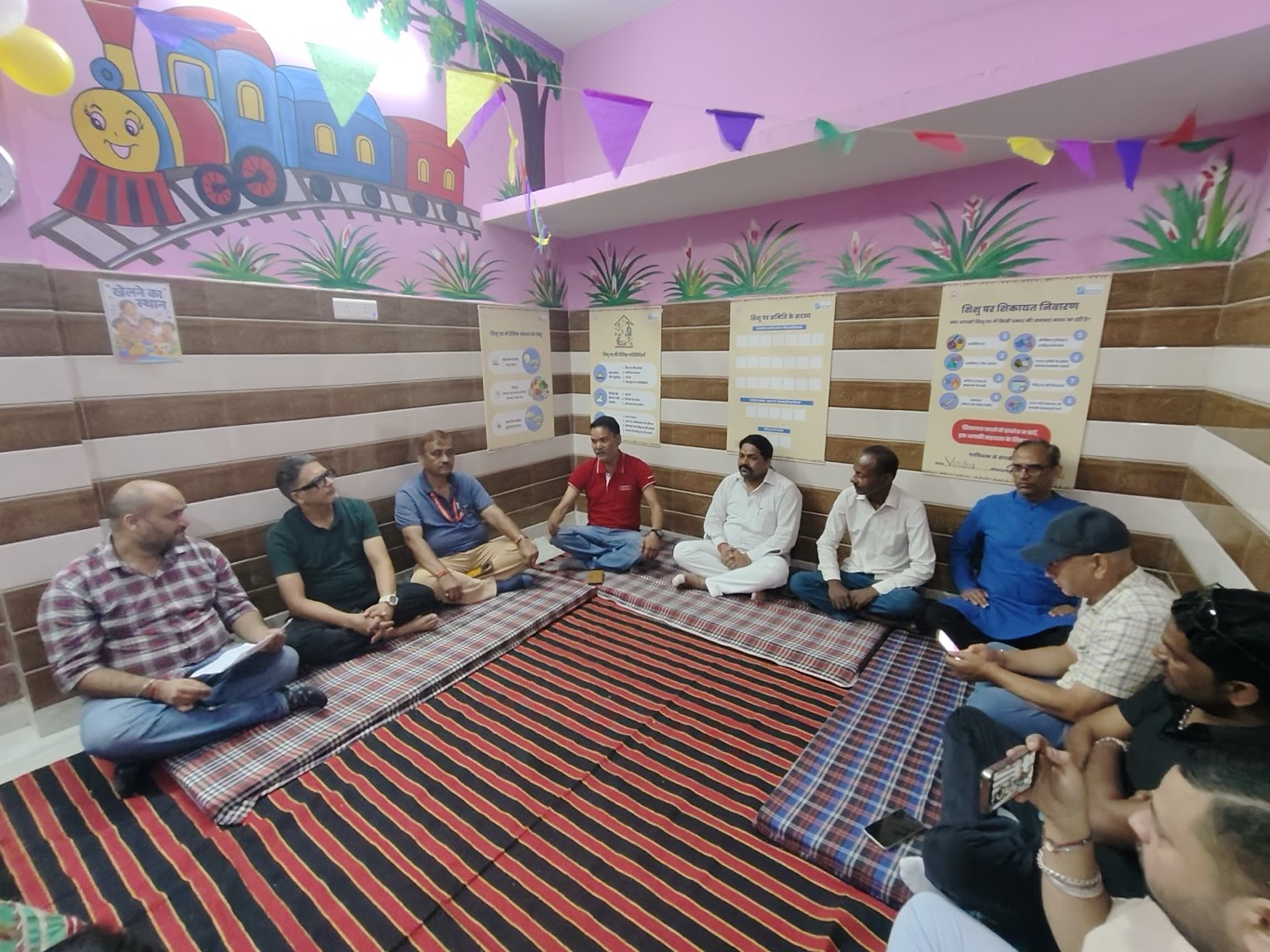 Community and programme representatives at the newly inaugurated centre