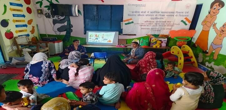 Parent session on early stimulation and nutrition