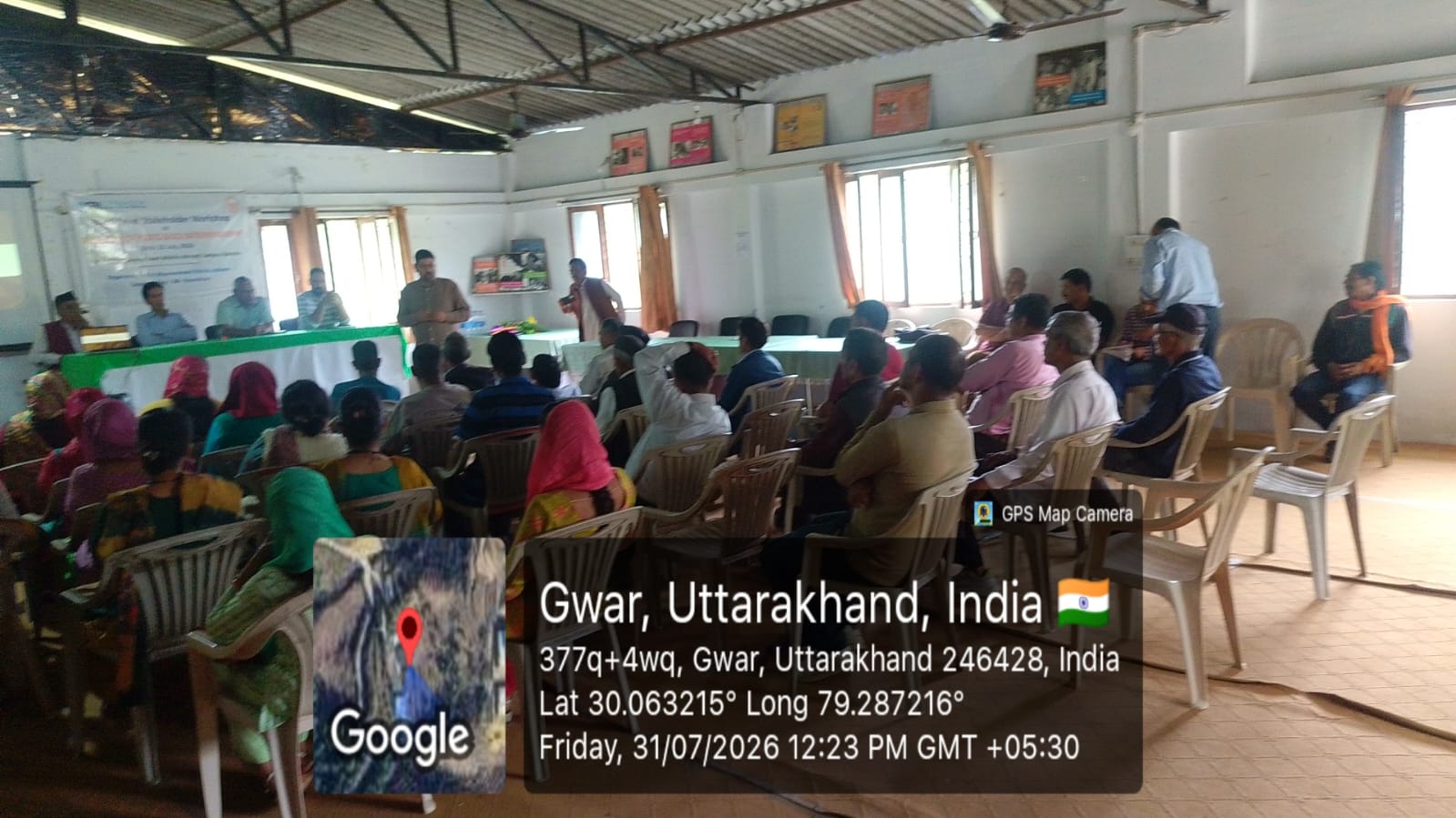 Participants at the Block Level Stakeholder Workshop on Potato-Based Entrepreneurship, Manmathan Sabhagar, Gairsain, 31 July 2026