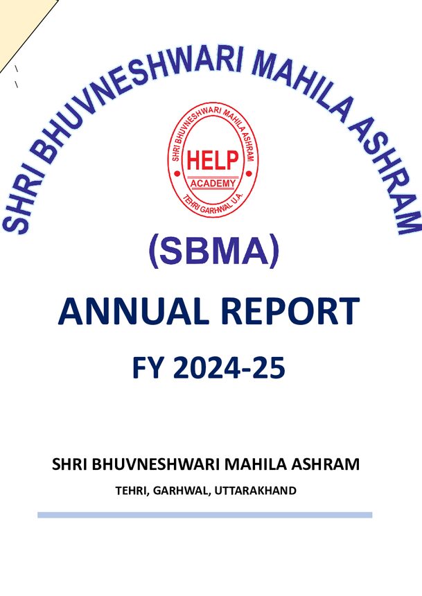 Annual Report 2024-25 — first page preview